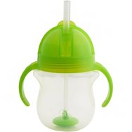 Munchkin Click Lock Tip & Sip Straw Cup 6m+, 207ml - Светло зелено