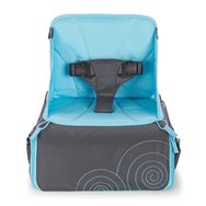 Munchkin Travel Booster Seat 2-в-1 трапезна чанта и стол в сив / син цвят 1 брой