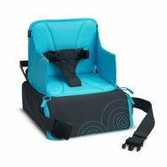 Munchkin Travel Booster Seat 2-в-1 трапезна чанта и стол в сив / син цвят 1 брой