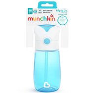 Munchkin Flip & Go Straw Cup 18m+, 355ml - светло синя