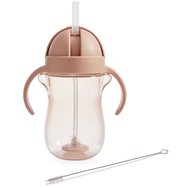 Munchkin Tip & Sip Weighted Straw Cup 9m+, Чаша за тренировки без течове със сламка 296ml - Dog