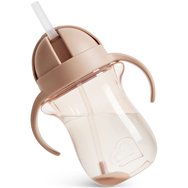Munchkin Tip & Sip Weighted Straw Cup 9m+, Чаша за тренировки без течове със сламка 296ml - Dog