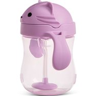 Munchkin Tip & Sip Weighted Straw Cup 9m+, 296ml - Cat