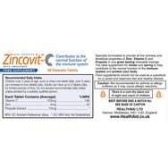 Health Aid Zincovit-C 60 Lozenges