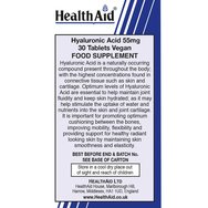 Health Aid Hyaluronic Acid 55mg 30tabs