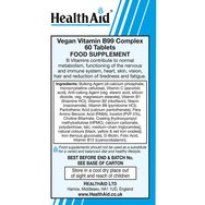 Health Aid Vitamin B99 Complex 60tabs