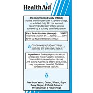 Health Aid Vegan Vitamin B1 100mg 90tabs