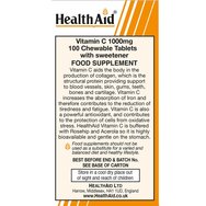 Health Aid Vitamin C 1000mg 100 Chew.tabs