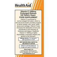 Health Aid Vitamin C 1500mg Prolonged Release 100tabs