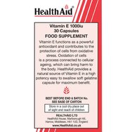 Health Aid Vitamin E 1000iu 30caps