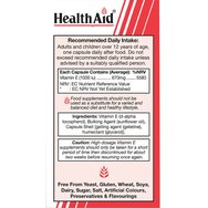 Health Aid Vitamin E 1000iu 30caps