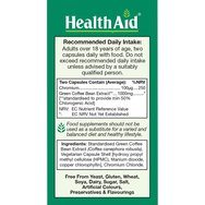 Health Aid Green Coffee Bean Extract & Chromium 60caps
