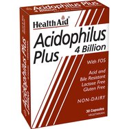 Health Aid Acidophilus Plus 4 Billion with FOS 30caps