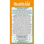 Health Aid Healthy Mega Multivitamins & Minerals 30tabs