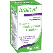 Health Aid Brainvit Гладък приток на кръв към мозъка 60 таблетки Health Aid Brainvit Гладък приток на кръв към мозъка 60 таблетки