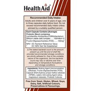 Health Aid Acidophilus with FOS 60caps