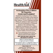 Health Aid Balanced Acidophilus 100 Million (+Bifidus)Ацидофилни Със Пробиотици фруктоолигозахариди 60 капсули Health Aid Balanced Acidophilus 100 Million (+Bifidus)Ацидофилни Със Пробиотици фруктоолигозахариди 60 капсули