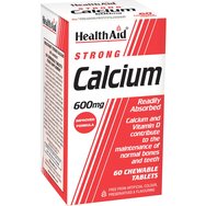 Health Aid Calcium Strong 600mg 60 Chew.tabs