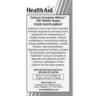 Health Aid Calcium Complete 800mg 120tabs Health Aid Calcium Complete 800mg 120tabs