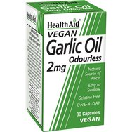 Health Aid Garlic Oil 2Mg Odourless регулирането на високо кръвно налягане 30 таблетки Health Aid Garlic Oil 2Mg Odourless регулирането на високо кръвно налягане 30 таблетки