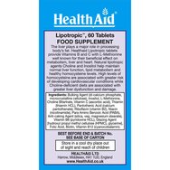 Health Aid Lipotropic 60tabs