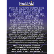 Health Aid Creatine Monohydrate 1000mg 60tabs Health Aid Creatine Monohydrate 1000mg 60tabs