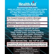 Health Aid Creatine Monohydrate 200g