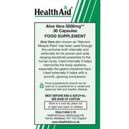 Health Aid Aloe Vera 5000mg 30caps