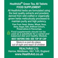 Health Aid Green Tea 1000mg 60Tabs