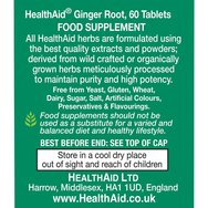 Health Aid Ginger Root 560mg 60tabs Health Aid Ginger Root 560mg 60tabs
