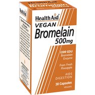 Health Aid Vegan Bromelain 500mg 30caps Health Aid Vegan Bromelain 500mg 30caps