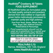 Health Aid Cranberry 5000mg 60tabs Health Aid Cranberry 5000mg 60tabs
