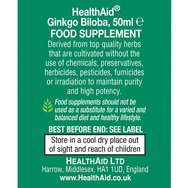 Health Aid Ginkgo Biloba Herbal Liquid 50ml