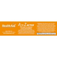 Health Aid Promo Α to Ζ Active Multivitamins & Ginseng With CoQ10 20 Effer.tabs & Подарък Vitamin C 1000mg 20 Effer.tabs