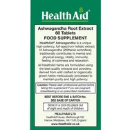 Health Aid Ashwagandha Root Extract 60tabs