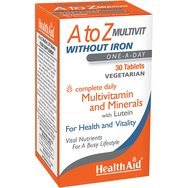 Health Aid A to Z Iodine & Iron Free 30tabs Health Aid A to Z Iodine & Iron Free 30tabs