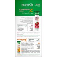 Health Aid Promo Cranberry 500mg Plus Vitamin C 100mg Natural Flavor 20 Effer.tabs & Vitamin C 1000mg Orange 20 Effer.tabs Health Aid Promo Cranberry 500mg Plus Vitamin C 100mg Natural Flavor 20 Effer.tabs & Vitamin C 1000mg Orange 20 Effer.tabs