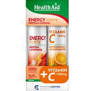 Health Aid Promo Energy Forte Tropical Fruits 20 Effer.tabs & Vitamin C 1000mg Orange 20 Effer.tabs Health Aid Promo Energy Forte Tropical Fruits 20 Effer.tabs & Vitamin C 1000mg Orange 20 Effer.tabs