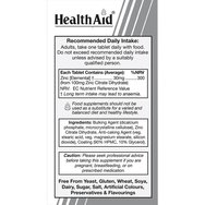 Health Aid Zinc Citrate 100mg 100tabs