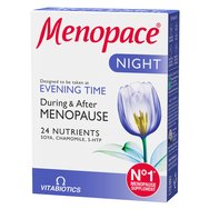 Vitabiotics Menopace Night Food Supplement 30tabs - Хранителна добавка за намаляване на симптомите на менопаузата през нощта Vitabiotics Menopace Night Food Supplement 30tabs - Хранителна добавка за намаляване на симптомите на менопаузата през нощта