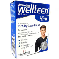 Vitabiotics Wellteen Him 30tabs - Мултивитаминна хранителна добавка за момчета от 13 до 19 години Vitabiotics Wellteen Him 30tabs - Мултивитаминна хранителна добавка за момчета от 13 до 19 години