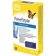 Abbott FreeStyle Precision Blood Glucoze Test Strips 50 бр - Тест ленти за кръвна захар / глюкоза, съвместими само с устройства FreeStyle Precision Neo, Libre и Libre 2 Abbott FreeStyle Precision Blood Glucoze Test Strips 50 бр - Тест ленти за кръвна захар / глюкоза, съвместими само с устройства FreeStyle Precision Neo, Libre и Libre 2