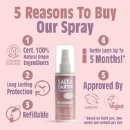 Salt of the Earth Deodorant Spray 100ml - Lavender & Vanilla Salt of the Earth Deodorant Spray 100ml - Lavender & Vanilla