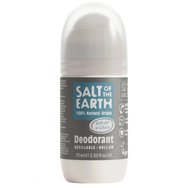 Salt of the Earth Natural Refillable Roll-On Deodorant 75ml - Vetiver & Citrus - Мъжки рол-он дезодорант с натурален произход с наситен цитрусов аромат Salt of the Earth Natural Refillable Roll-On Deodorant 75ml - Vetiver & Citrus - Мъжки рол-он дезодорант с натурален произход с наситен цитрусов аромат