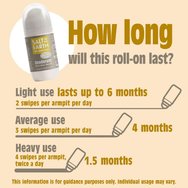 Salt of the Earth Natural Refillable Roll-On Deodorant 75ml - Amber & Sandalwood
