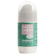 Salt of the Earth Natural Refillable Roll-On Deodorant 75ml - Melon & Cucumber
