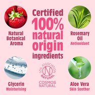 Salt of the Earth Natural Refillable Roll-On Deodorant 75ml - Fresh Strawberry
