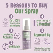 Salt of the Earth Deodorant Spray 100ml - Carly Sage & Mint Salt of the Earth Deodorant Spray 100ml - Carly Sage & Mint