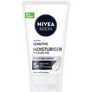 Nivea Men Sensitive Moistruriser Instant Skin Comfort 75ml - Хидратиращ мъжки крем за лице за чувствителна кожа и защита от раздразнения Nivea Men Sensitive Moistruriser Instant Skin Comfort 75ml - Хидратиращ мъжки крем за лице за чувствителна кожа и защита от раздразнения
