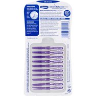 Wisdom Clean Between Pro Interdental Brushes Интердентални четки с ергономична форма за лесен достъп & до задните зъби 30 броя - Large Purple Wisdom Clean Between Pro Interdental Brushes Интердентални четки с ергономична форма за лесен достъп & до задните зъби 30 броя - Large Purple